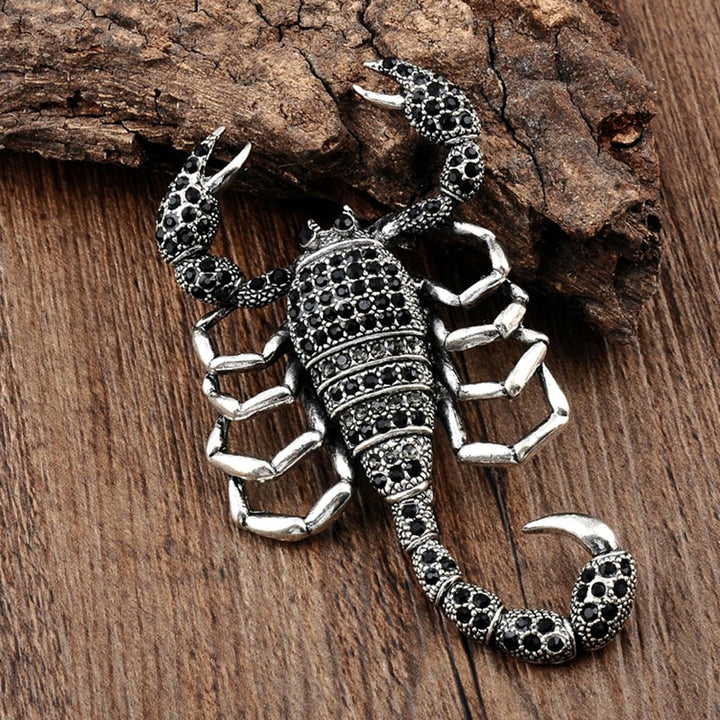 Brooch Pin Scorpion Rhinestones Jewelry Sparkling Animal Brooch Clothes Decor Image 11