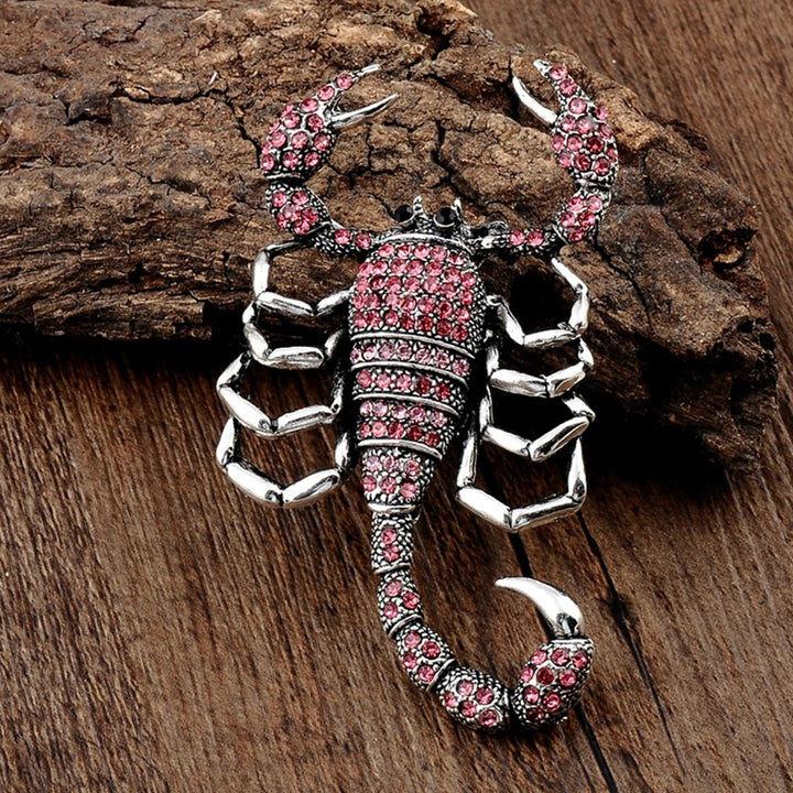 Brooch Pin Scorpion Rhinestones Jewelry Sparkling Animal Brooch Clothes Decor Image 12