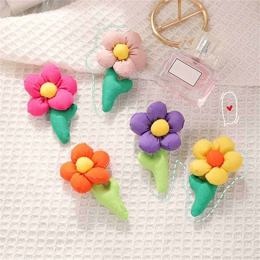 Bag Ornament Exquisite Shape Super Soft Fabric All-Purpose Hair Clip Brooch Pin Headwear Ornament Birthday Gift Image 1
