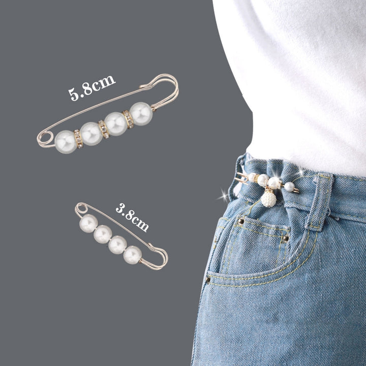 8Pcs Imitation Pearl Pin Craft Button for Daily Life Image 1