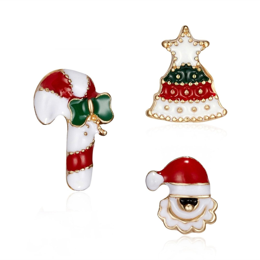 3Pcs/Set Christmas Brooches Jewelry Clothes Accessories Image 3