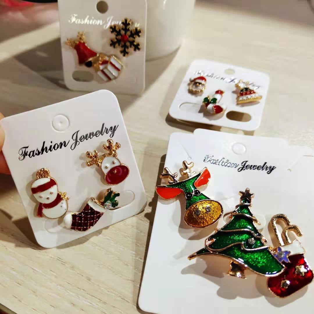 3Pcs/Set Christmas Brooches Jewelry Clothes Accessories Image 10