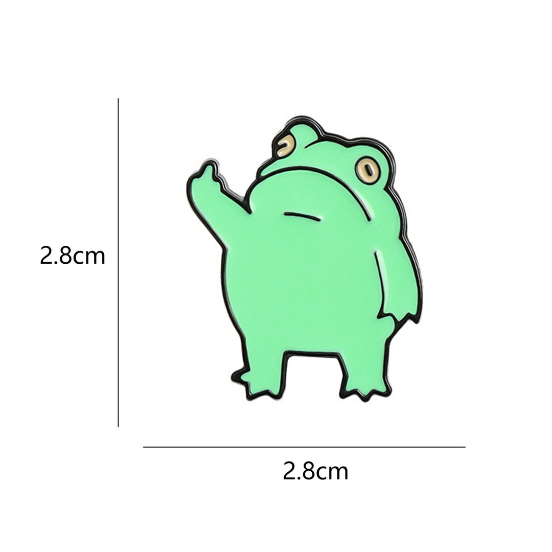 Brooch Pin Creative Exquisite Delicate Alloy Cartoon Frog Shape Scarf Brooch Clothing Accessories Image 8