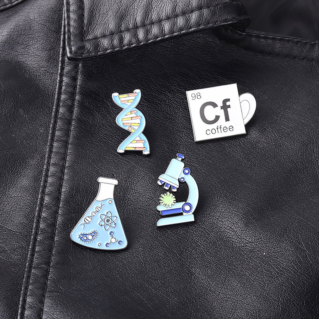 Clothing Brooch Exquisite Creative Cartoon Chemical Elements Badge Pin Scarf Accessories Image 6