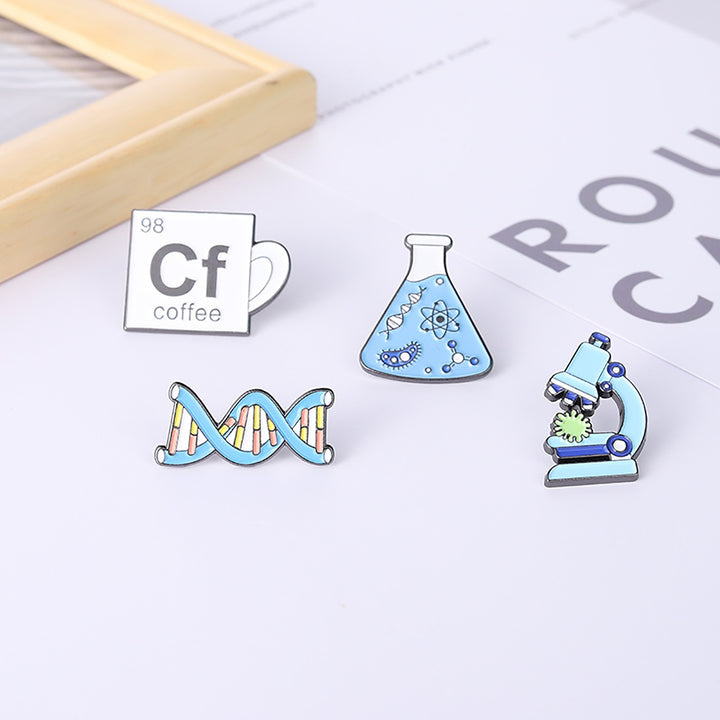 Clothing Brooch Exquisite Creative Cartoon Chemical Elements Badge Pin Scarf Accessories Image 8