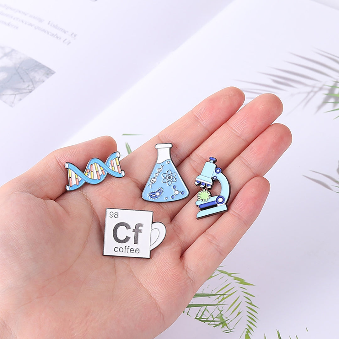 Clothing Brooch Exquisite Creative Cartoon Chemical Elements Badge Pin Scarf Accessories Image 10