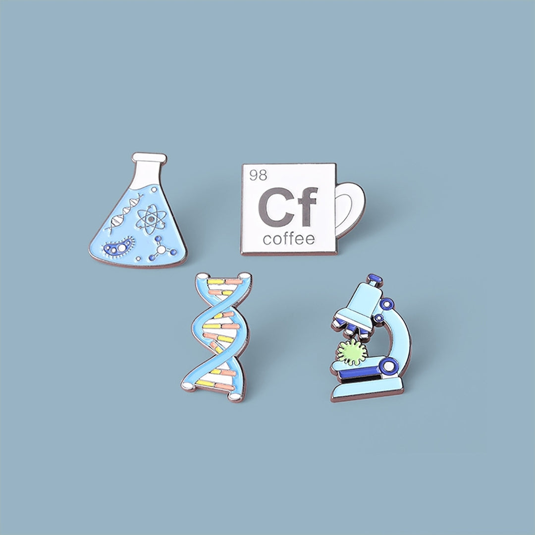 Clothing Brooch Exquisite Creative Cartoon Chemical Elements Badge Pin Scarf Accessories Image 12