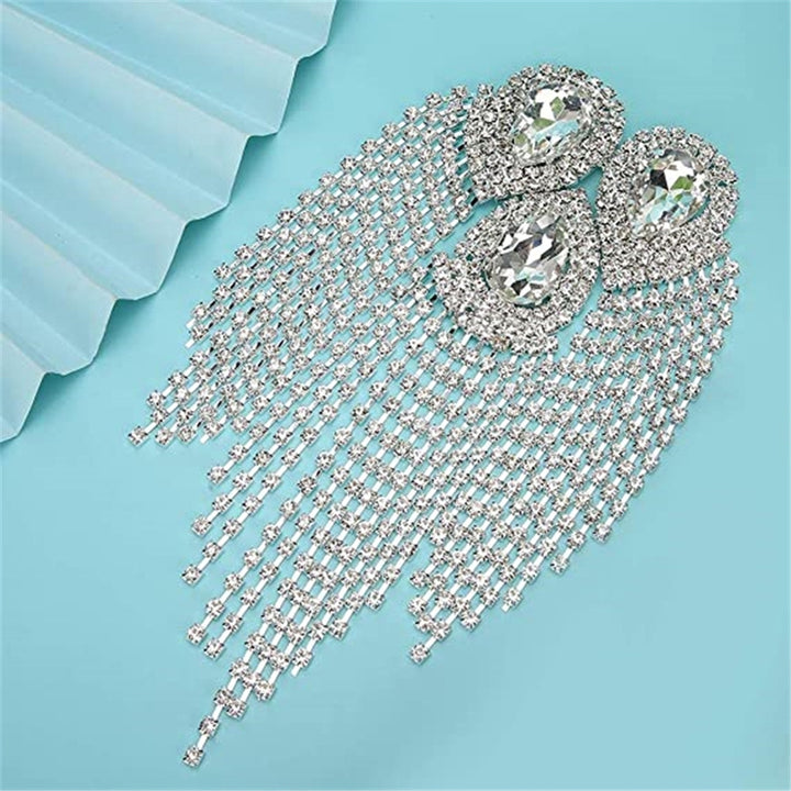 Shoulder Epaulet Rhinestone Tassels DIY Men Women Shoulder Board Badge Brooch Business Suit Accessories Image 10