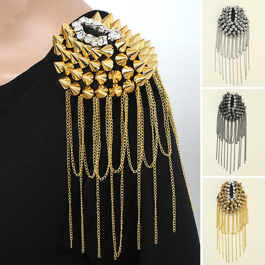 Tassel Epaulet Tassel Chain Epaulette Women Accessory Image 1