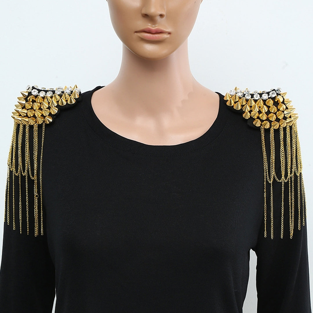 Tassel Epaulet Tassel Chain Epaulette Women Accessory Image 6