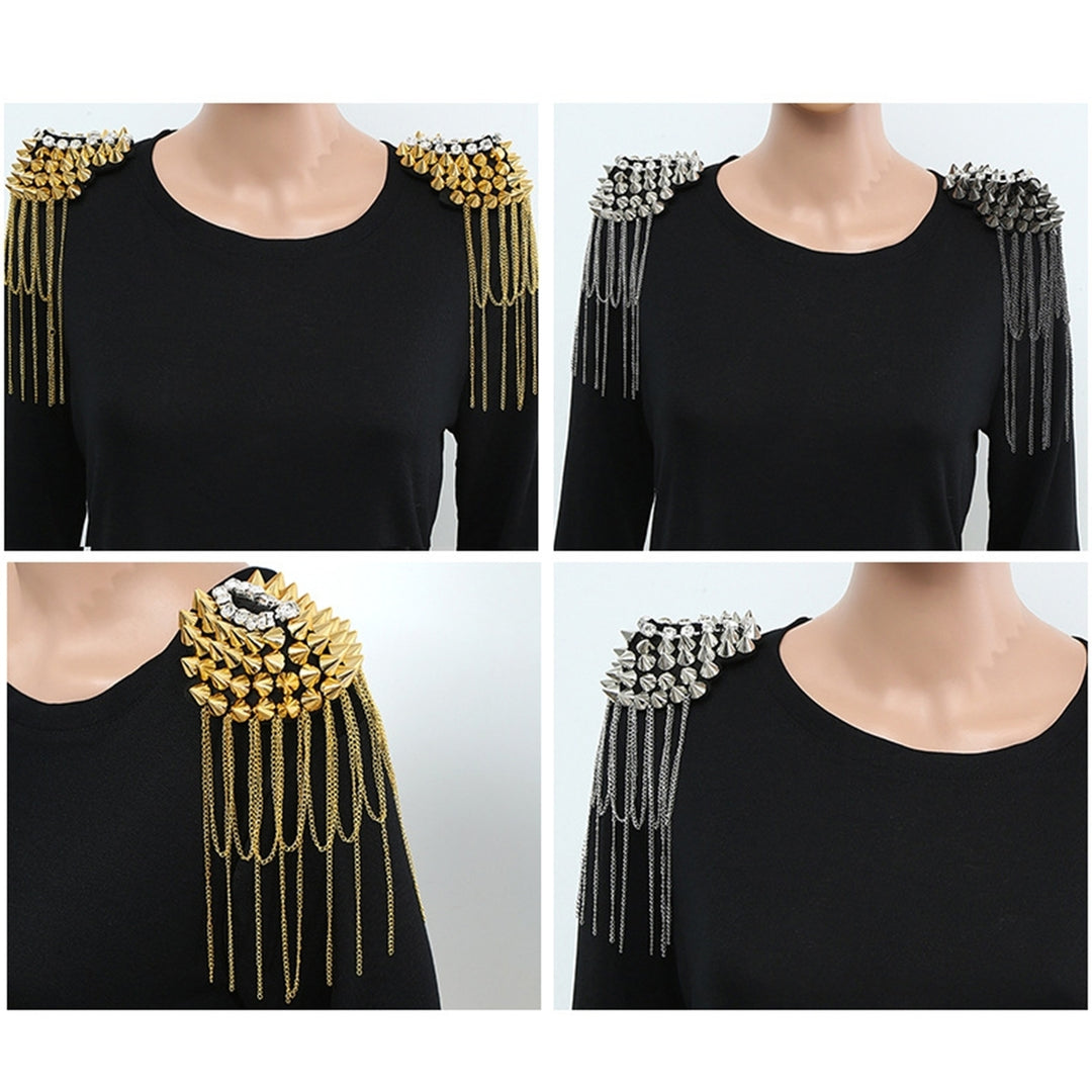 Tassel Epaulet Tassel Chain Epaulette Women Accessory Image 10