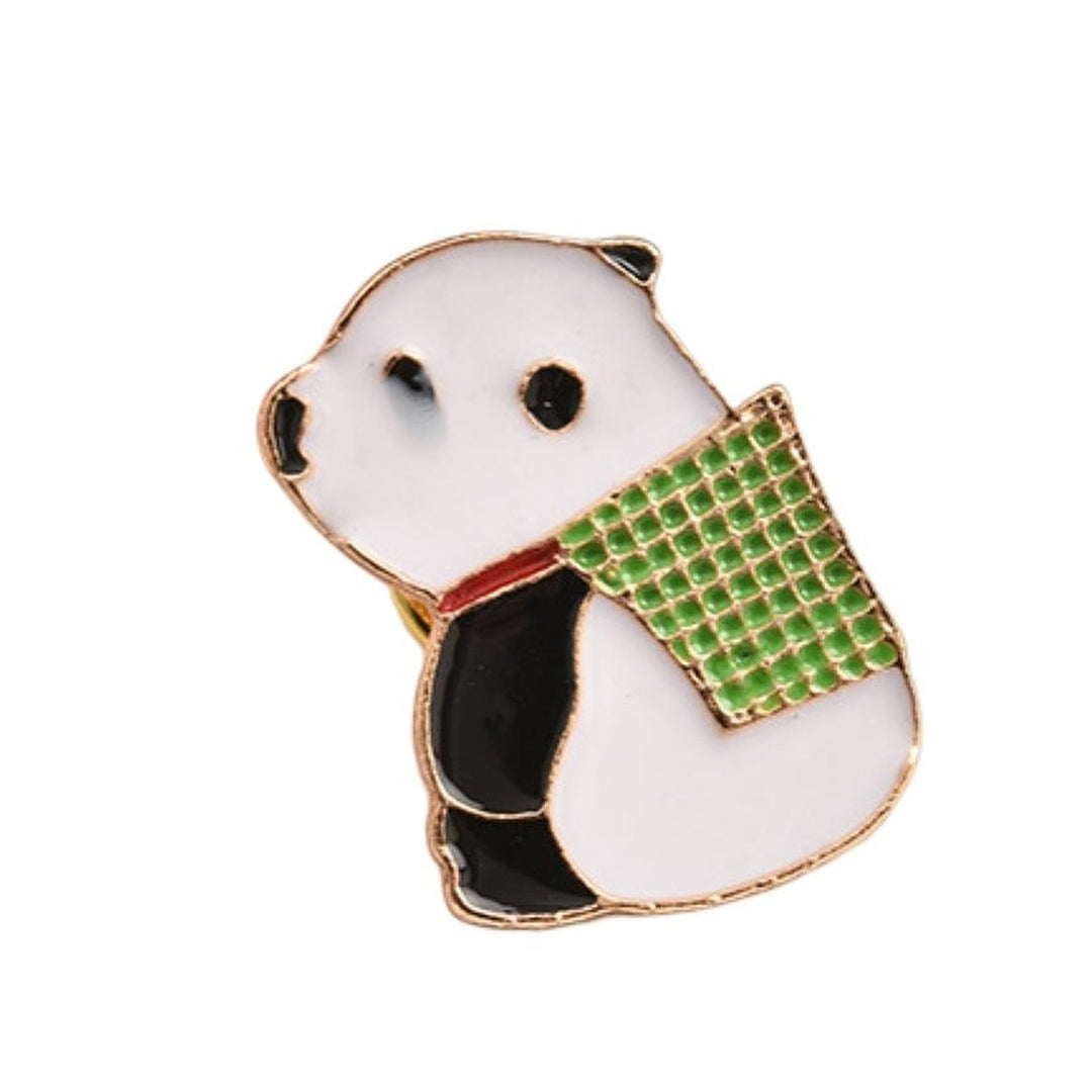 Cute Panda Brooch Sweater Shawl Hat Clip Women Girls Clothing Dresses Scarf Decoration Costumes Brooch Jewelry Gift Image 6