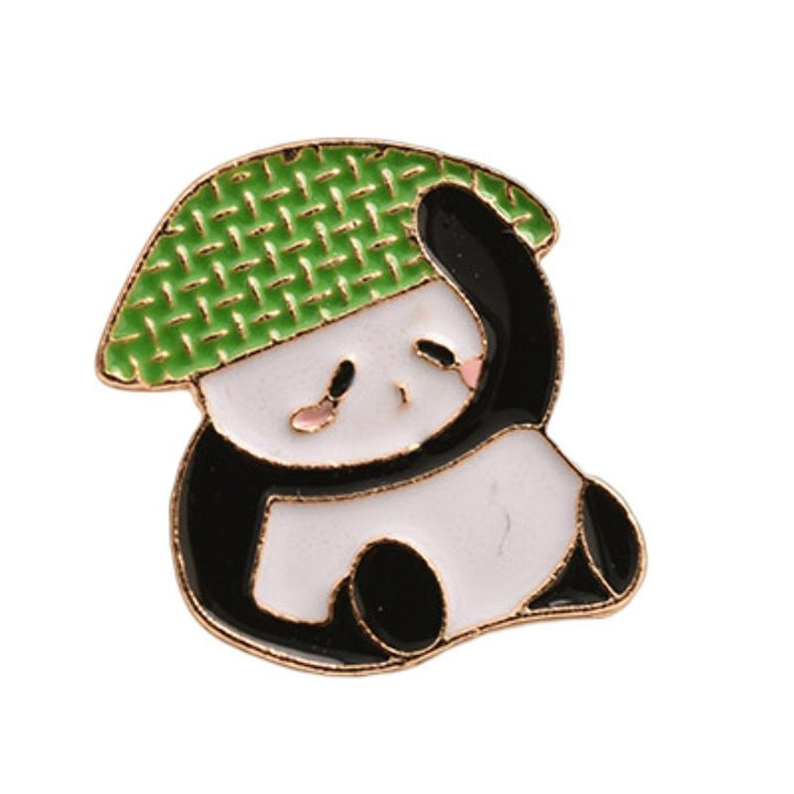 Cute Panda Brooch Sweater Shawl Hat Clip Women Girls Clothing Dresses Scarf Decoration Costumes Brooch Jewelry Gift Image 7