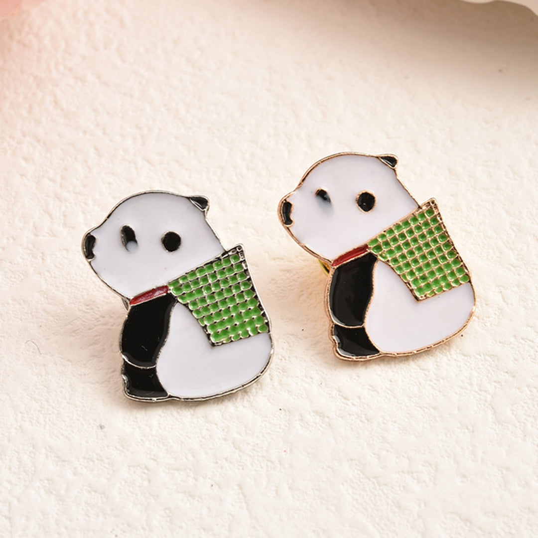 Cute Panda Brooch Sweater Shawl Hat Clip Women Girls Clothing Dresses Scarf Decoration Costumes Brooch Jewelry Gift Image 8