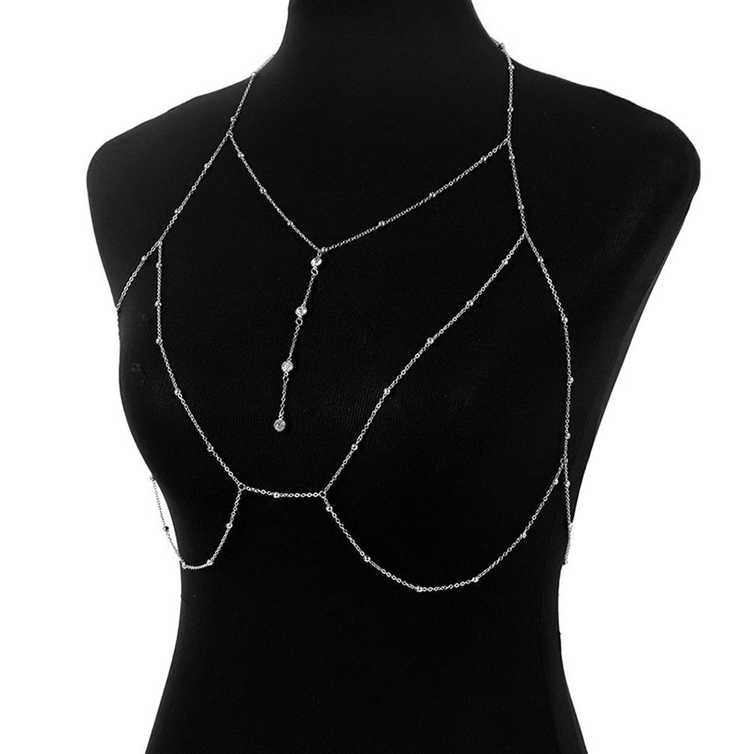 Sexy Bra Chain Multi-layers Necklace Club Accessories Image 4