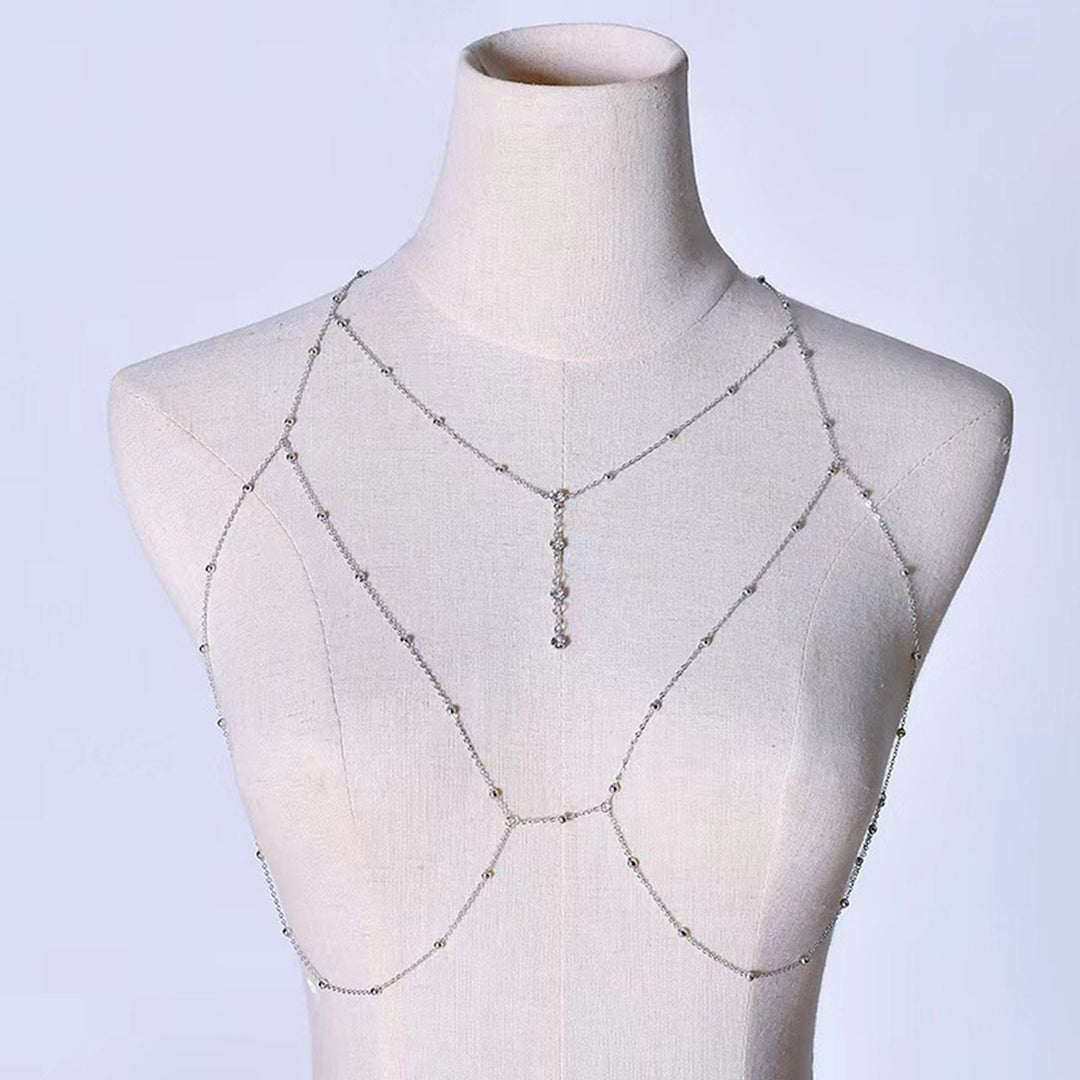 Sexy Bra Chain Multi-layers Necklace Club Accessories Image 8