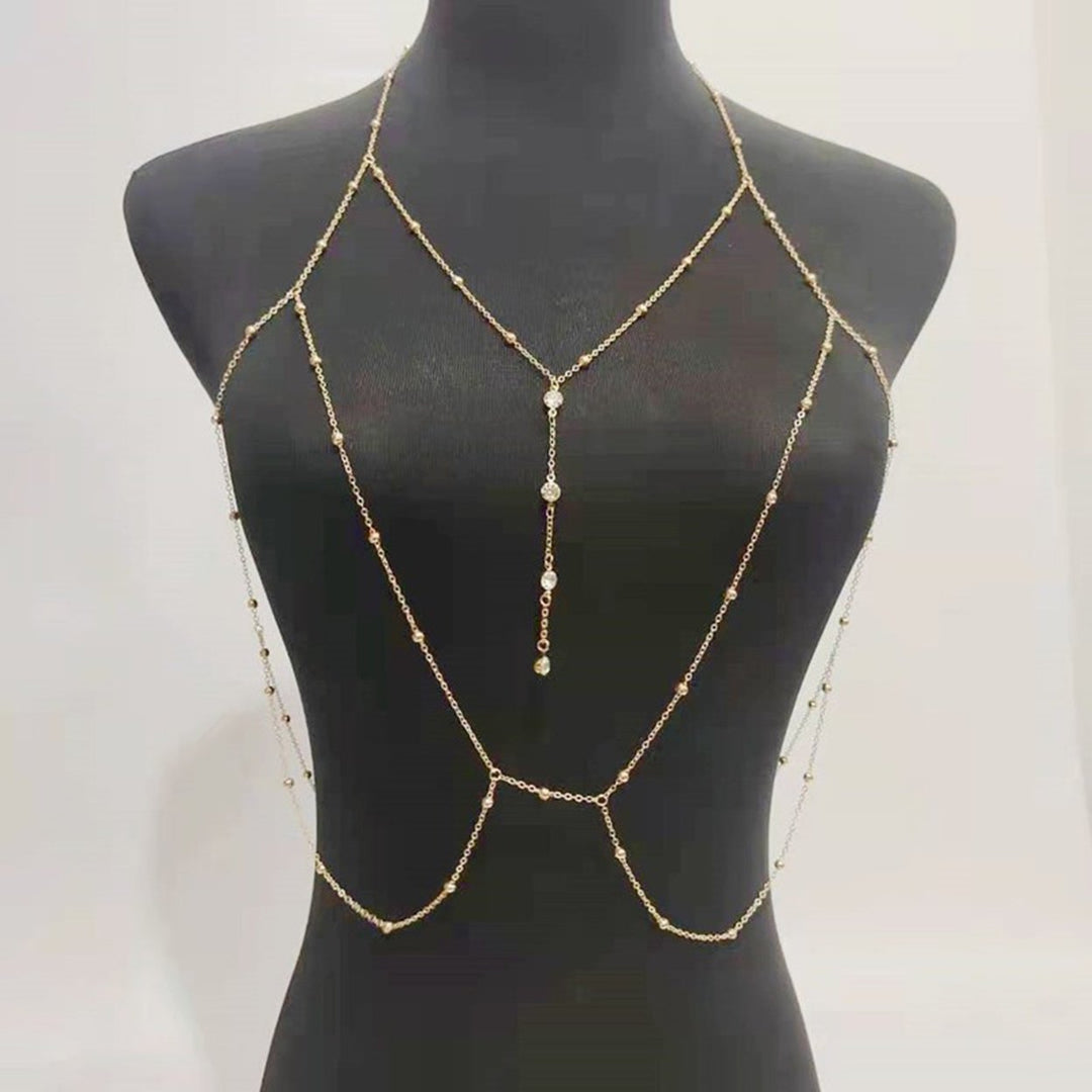 Sexy Bra Chain Multi-layers Necklace Club Accessories Image 9