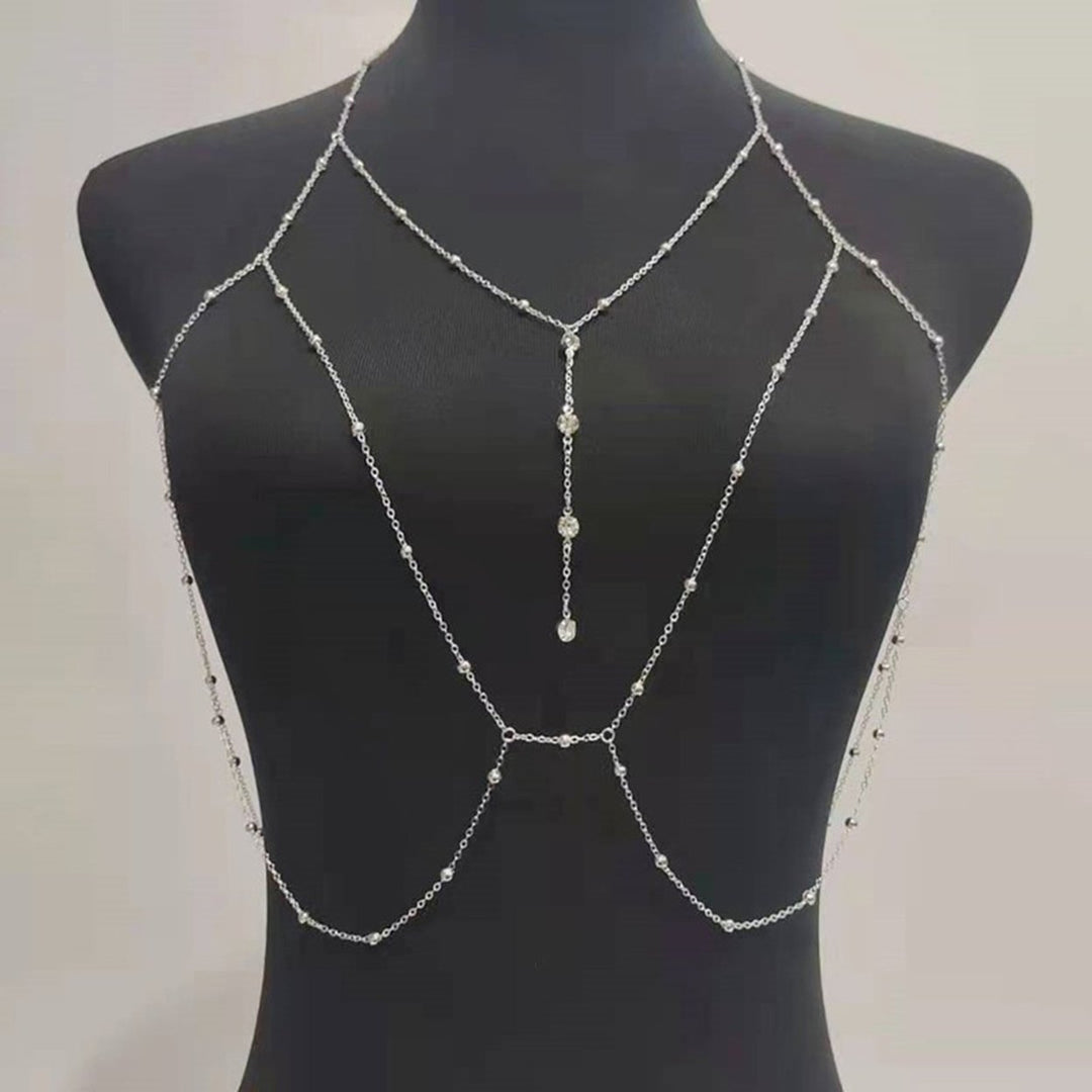 Sexy Bra Chain Multi-layers Necklace Club Accessories Image 10