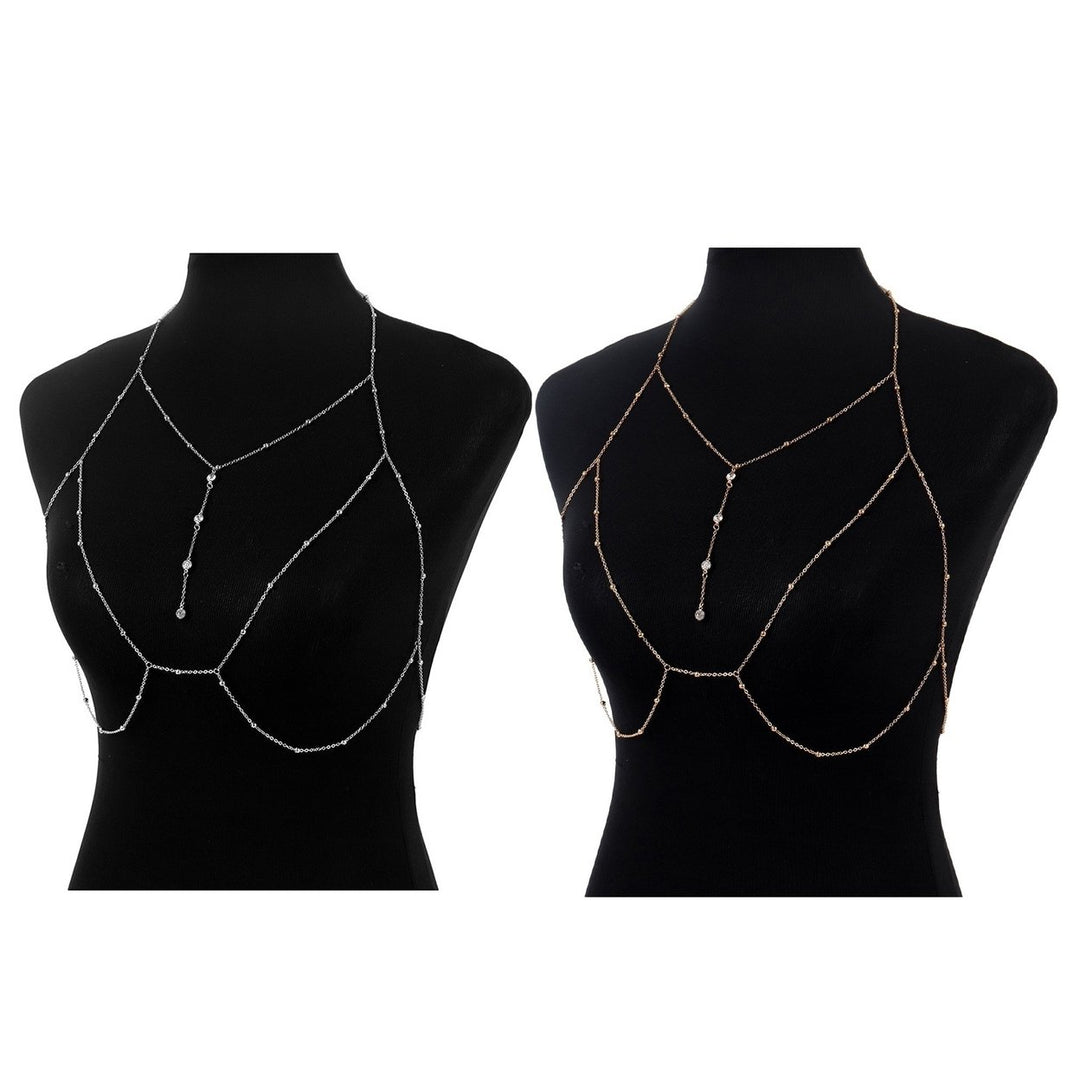 Sexy Bra Chain Multi-layers Necklace Club Accessories Image 12