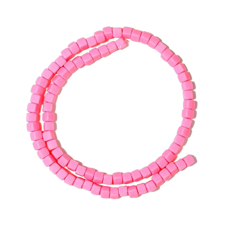 Irregular Square Soft Clay Natural Girls Bracelet Candy Color Jewelry Making Scattered Beads Strand Jewelry Accessories Image 4