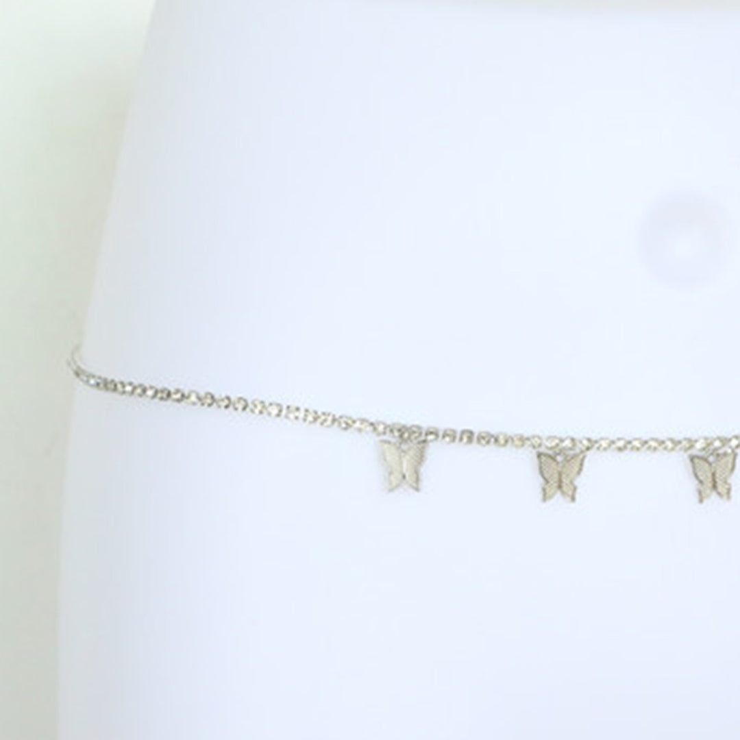 Waist Chain Single Layer Sexy European American Style Women Butterfly Waist Chain for Dancing Image 11