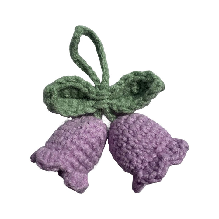 Keychain Hand Woven Flower Delicate Workmanship Bohemian Decorate Ornament Attractive Handmade Flower Knitted Key Ring Image 1