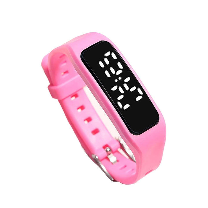 Children Watch Colorful Cute Style Daily Wear LED Display Screen Fashion Time Wristwatch for Kids Image 1