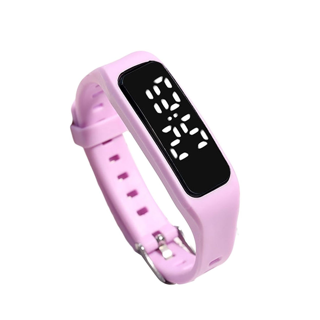 Children Watch Colorful Cute Style Daily Wear LED Display Screen Fashion Time Wristwatch for Kids Image 1