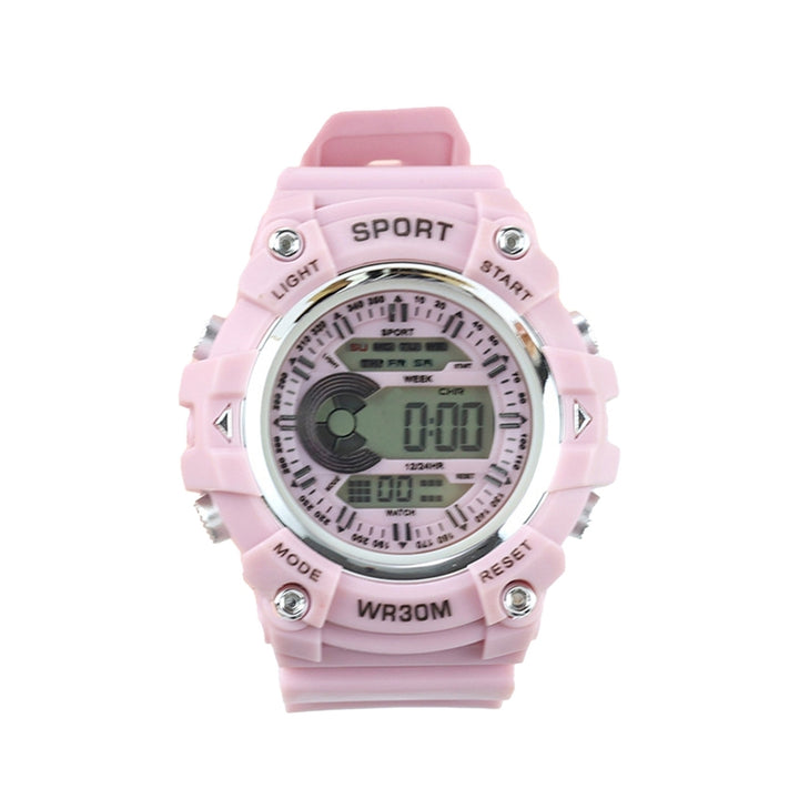 Sports Watch Night Luminous LCD Display Life Waterproof Cool Sweatproof Battery Powered Boys Girls Students Electronic Image 4