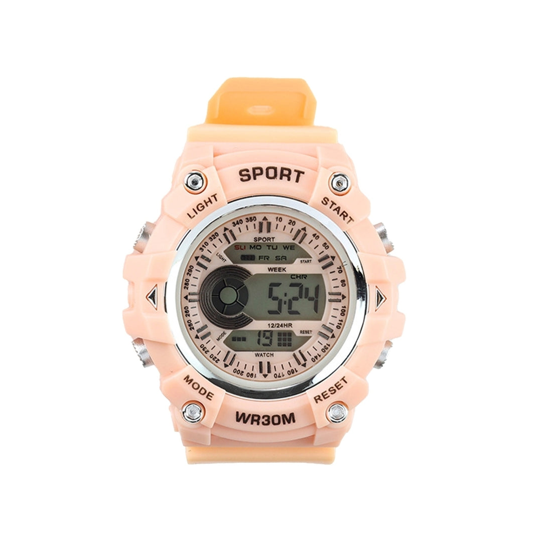 Sports Watch Night Luminous LCD Display Life Waterproof Cool Sweatproof Battery Powered Boys Girls Students Electronic Image 6