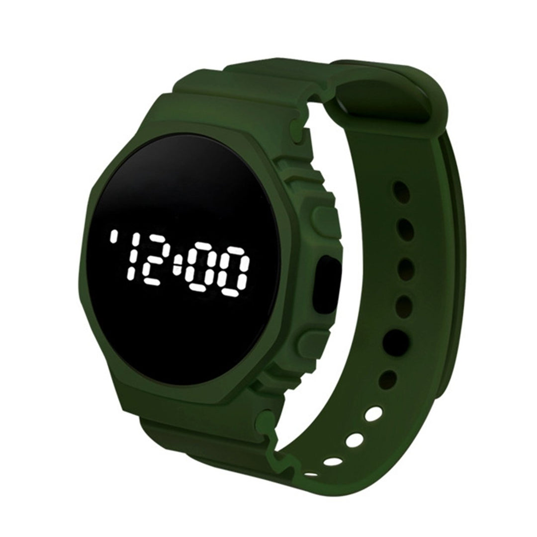 Electronic Watch LED Display Sports Watch for Adults Image 1