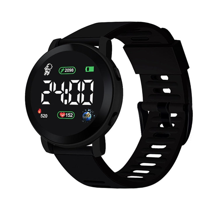 Student Watch LED Display Electronic Watch for Outdoor Image 1