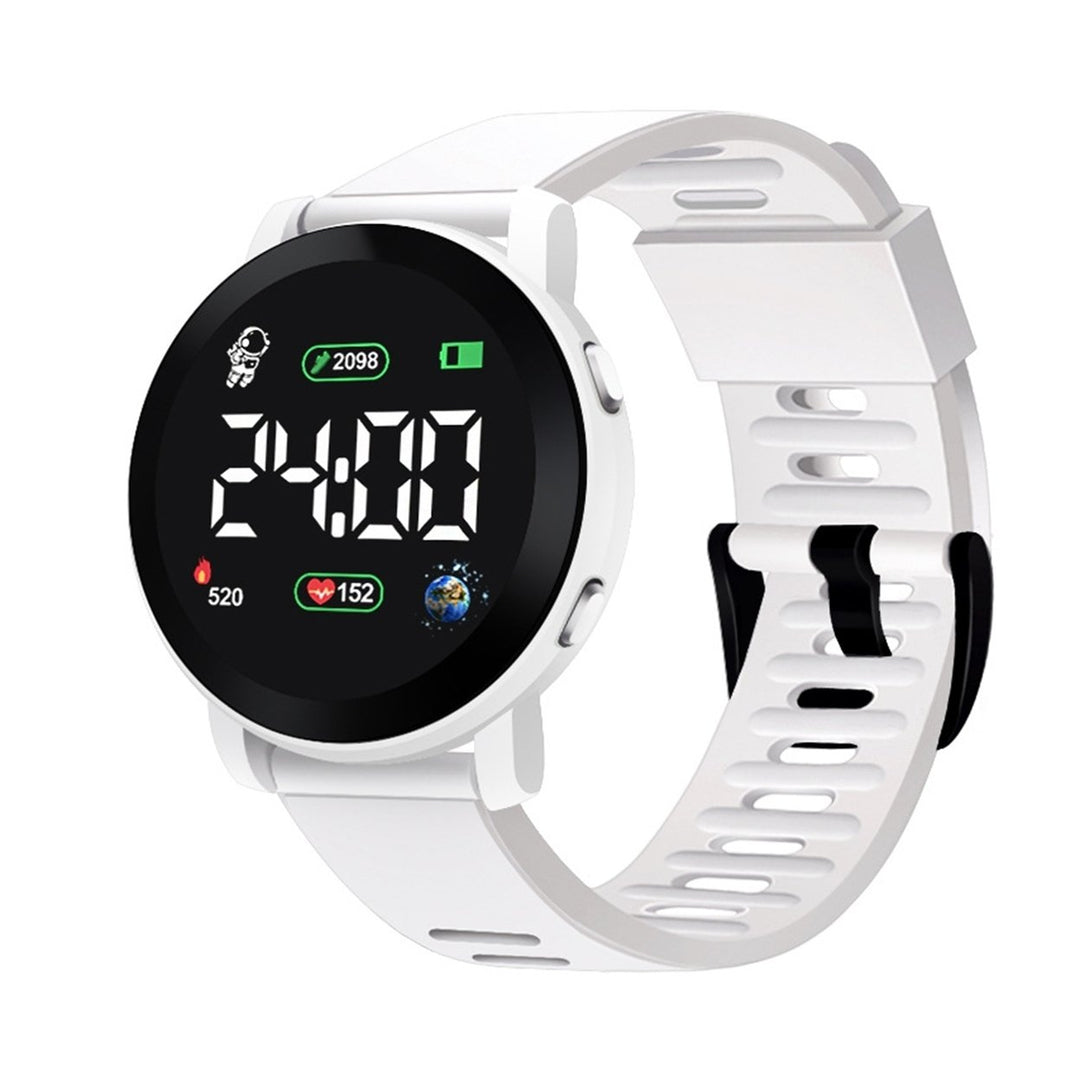 Student Watch LED Display Electronic Watch for Outdoor Image 1