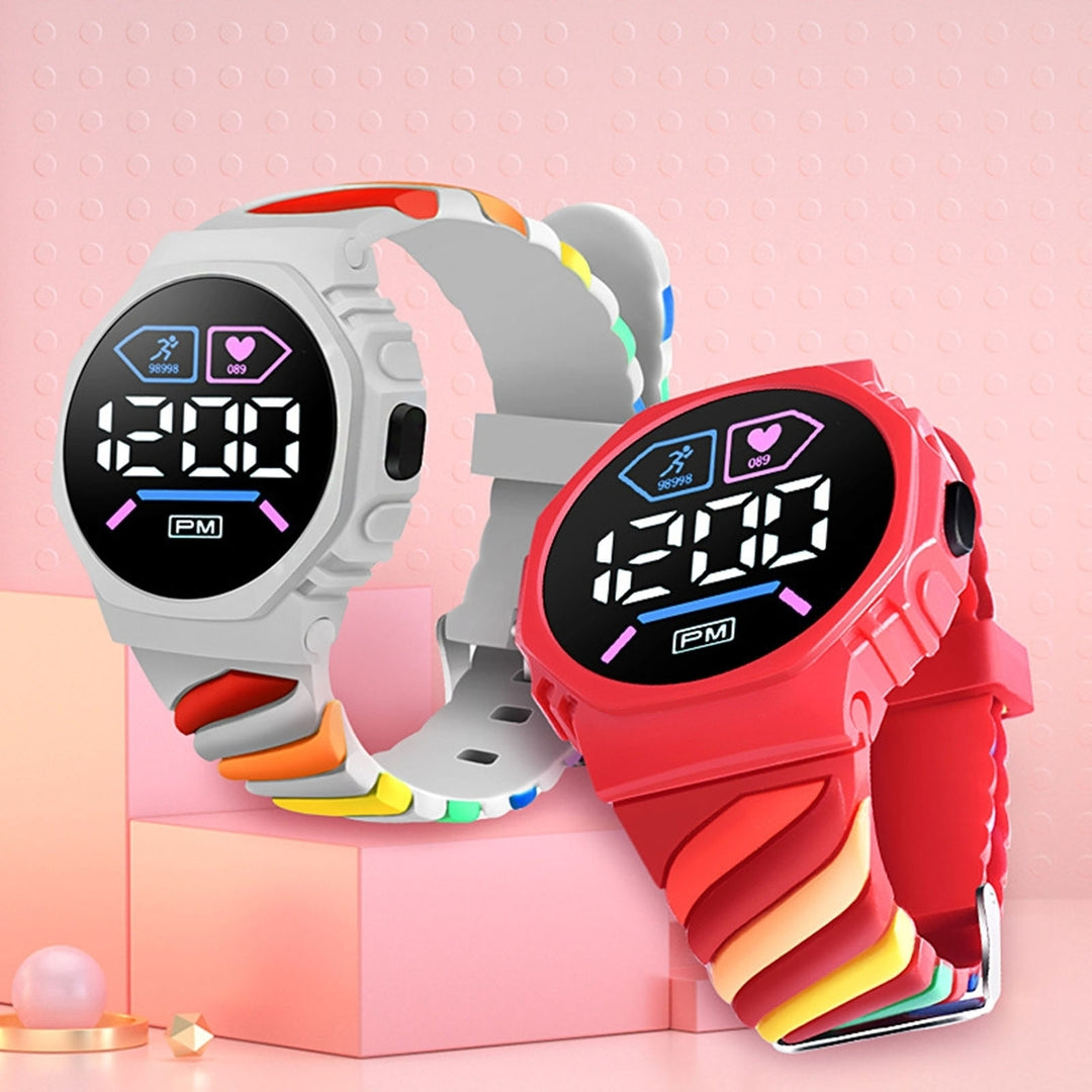 LED Electronic Watch Large Digital Watch for Sports Image 1