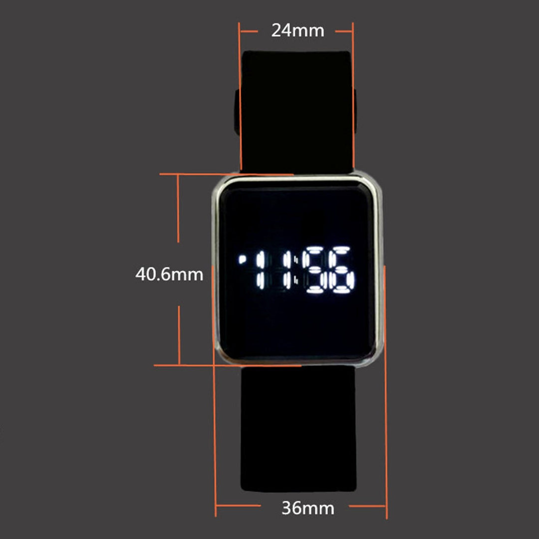 ZSN-1052 Unisex Watch Luminous Digital Display Touch Screen Portable Multipurpose LED Sports Watch for Fitness Image 10