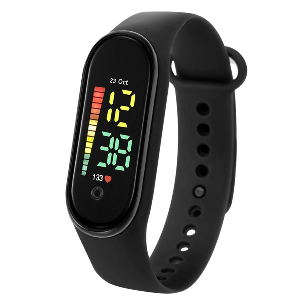 Digital Watch M11 Children Watch Waterproof Colorful LED Students Kids Sports Watch Soft Strap Clear Display Watch Image 2