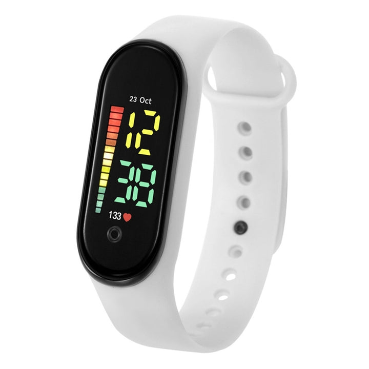 Digital Watch M11 Children Watch Waterproof Colorful LED Students Kids Sports Watch Soft Strap Clear Display Watch Image 3