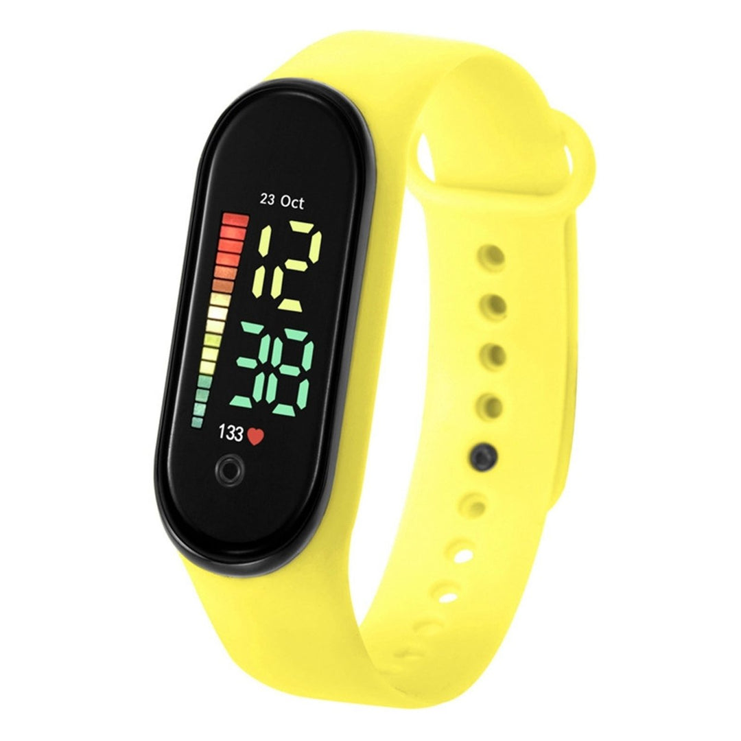 Digital Watch M11 Children Watch Waterproof Colorful LED Students Kids Sports Watch Soft Strap Clear Display Watch Image 1
