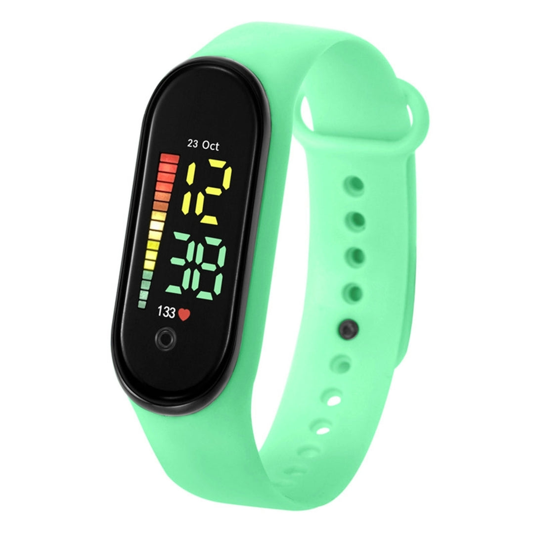 Digital Watch M11 Children Watch Waterproof Colorful LED Students Kids Sports Watch Soft Strap Clear Display Watch Image 7