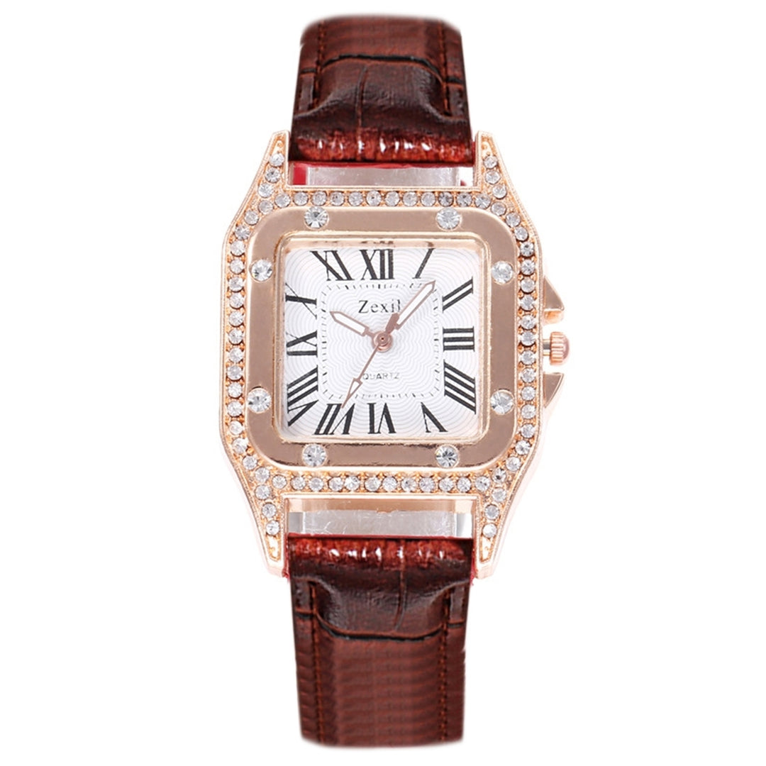 Women Watch Square Dial Wrist Watch for Daily Image 4