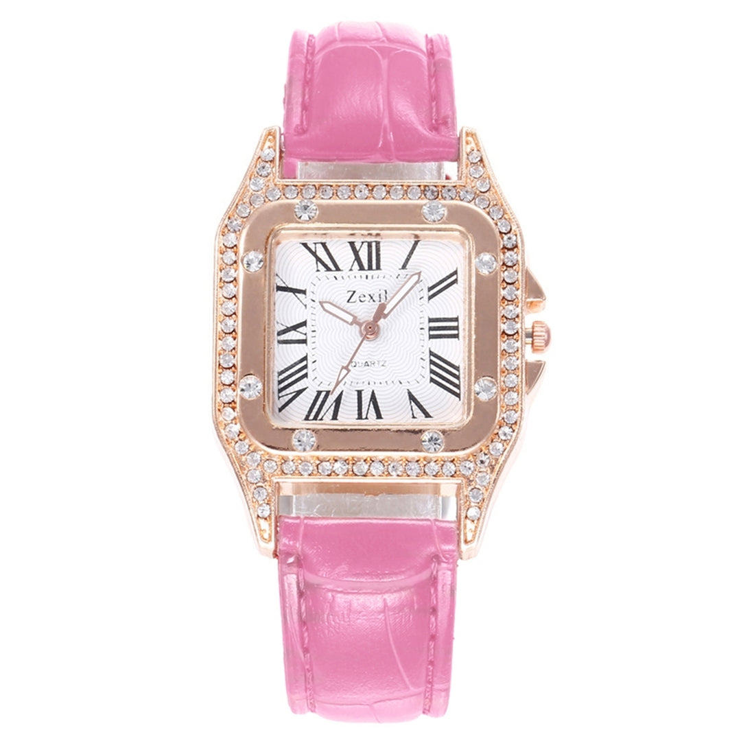 Women Watch Square Dial Wrist Watch for Daily Image 4