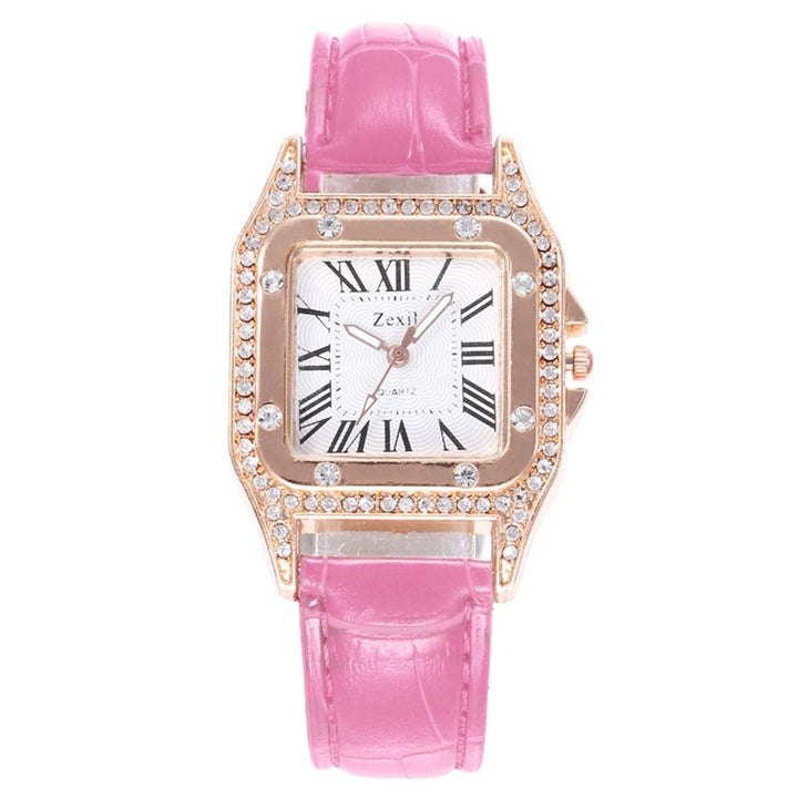 Women Watch Square Dial Wrist Watch for Daily Image 1