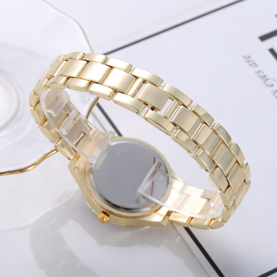 Bracelet Watch Round Wristwatch Jewelry Accessories Image 4