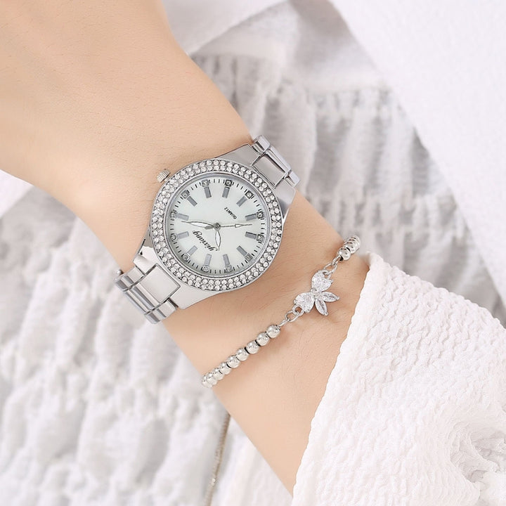 Bracelet Watch Round Wristwatch Jewelry Accessories Image 8