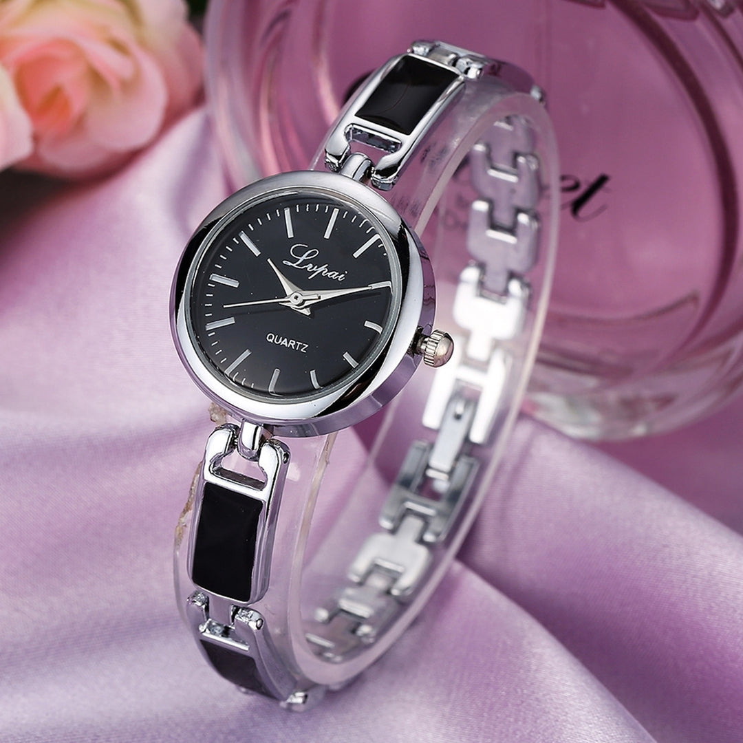 Women Bracelet Watch Round 3 Hand Quartz Movement Elegant Gift Fashion Jewelry Ladies Girls Dress Wristwatch Daily Wear Image 10