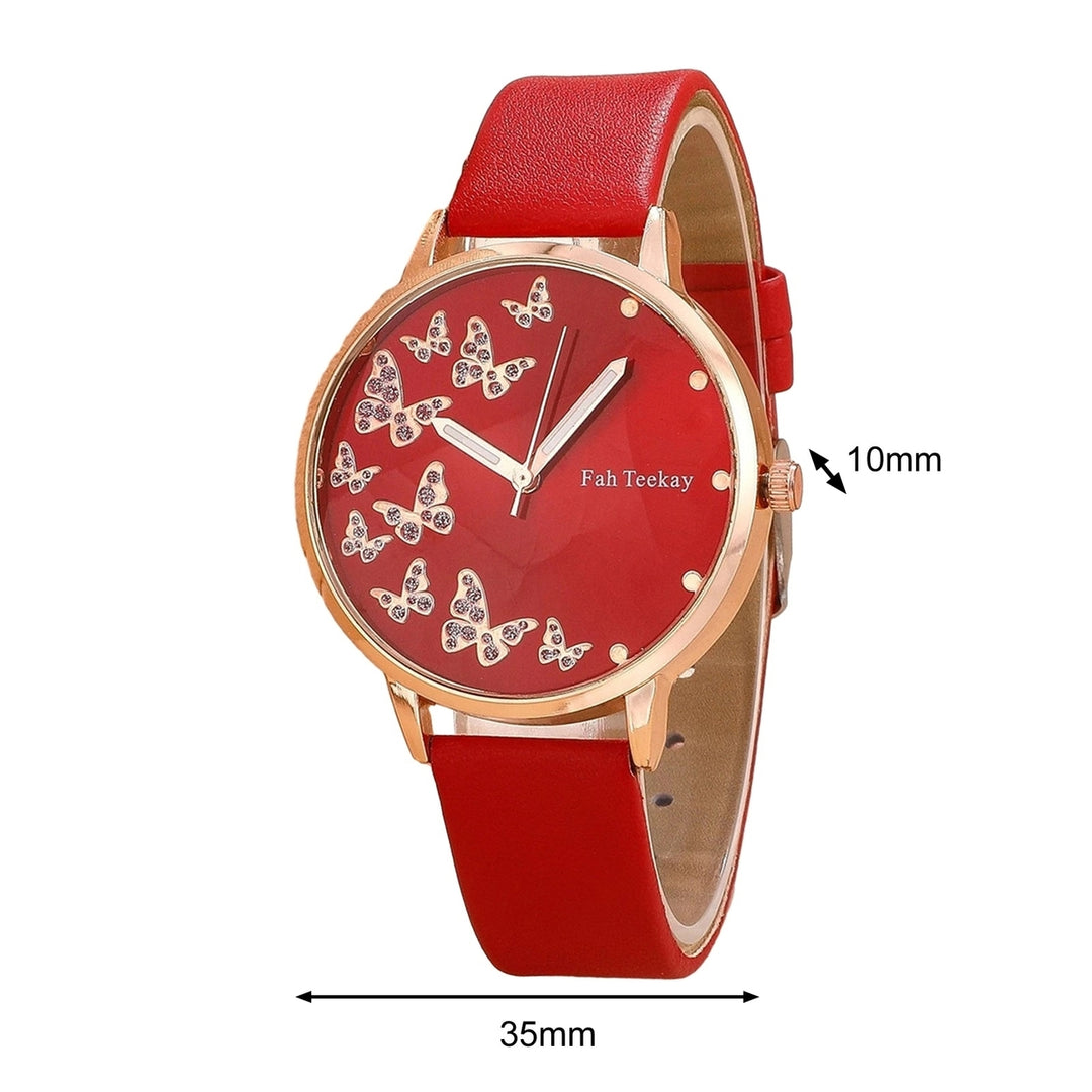 2Pcs/Set Women Watch Bracelet Set Lady Wrist Jewelry Image 10