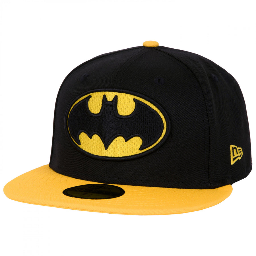 Batman Black and Yellow 59Fifty Hat Image 1