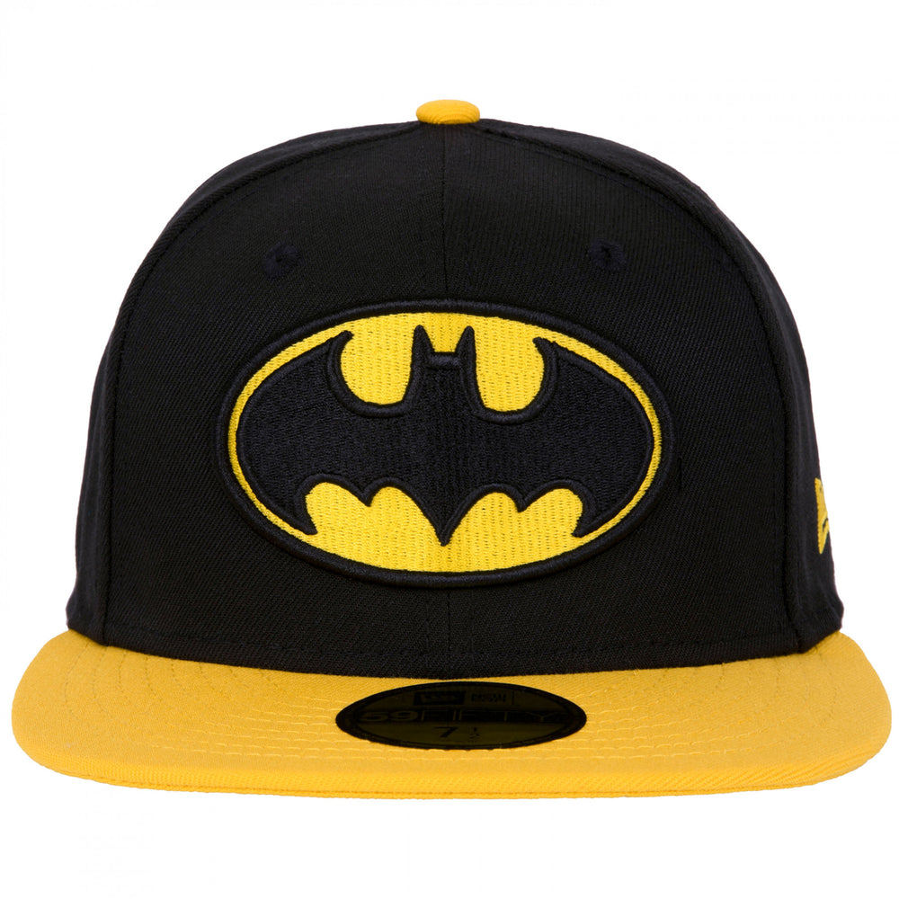 Batman Black and Yellow 59Fifty Hat Image 2