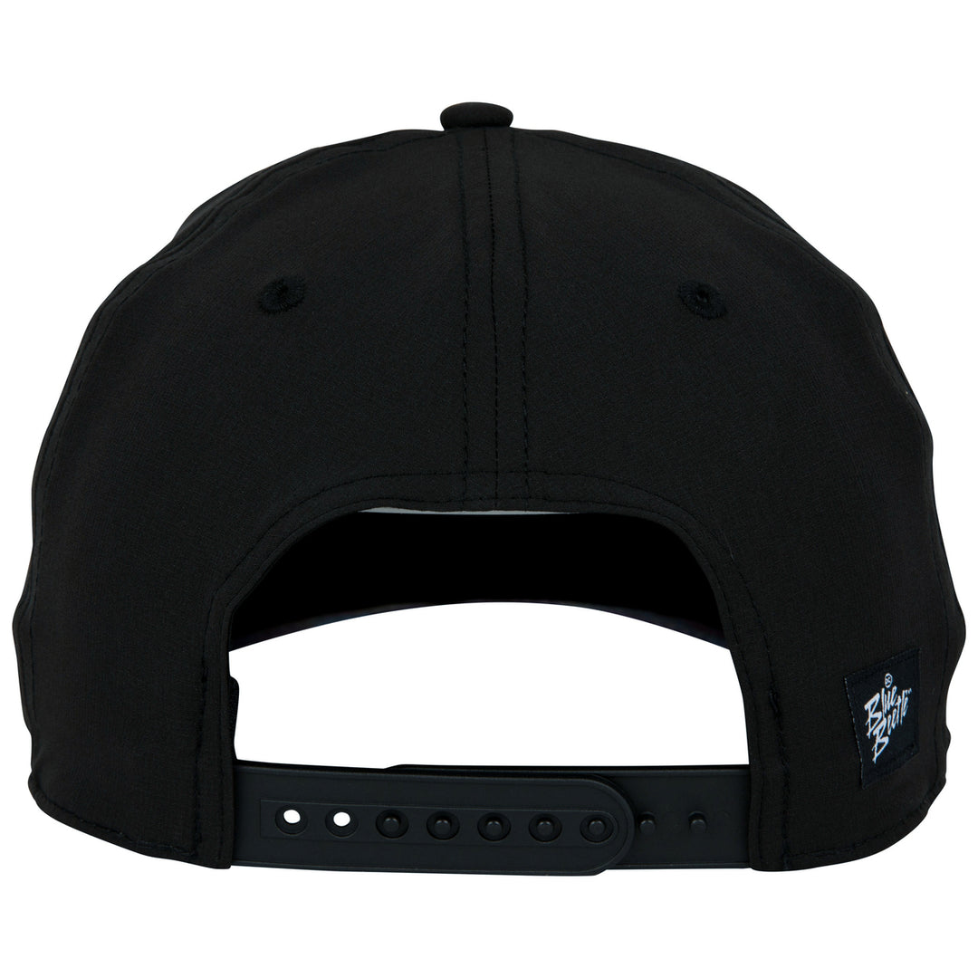 Blue Beetle Logo Elite Flex Pre-Curved Snapback Hat Image 4