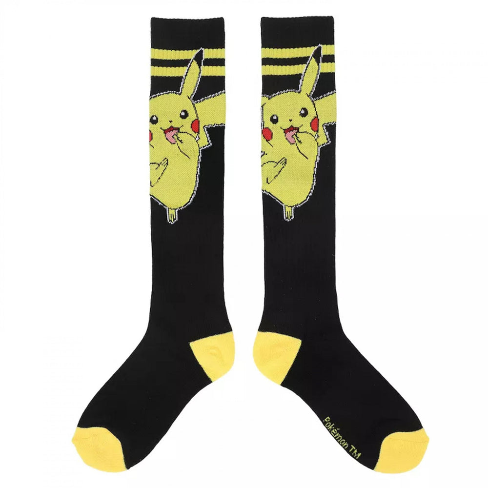 Pokemon Pikachu Striped Knee Socks Image 2